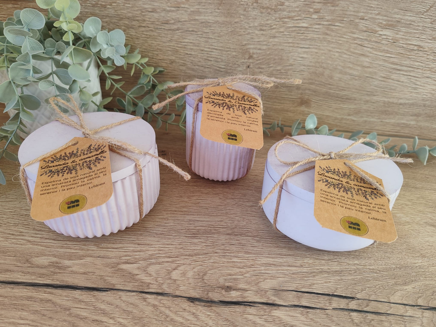 Vela Lavanda & Camamilla - Amatista