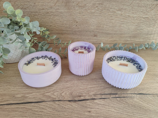 Vela Lavanda & Camamilla - Amatista