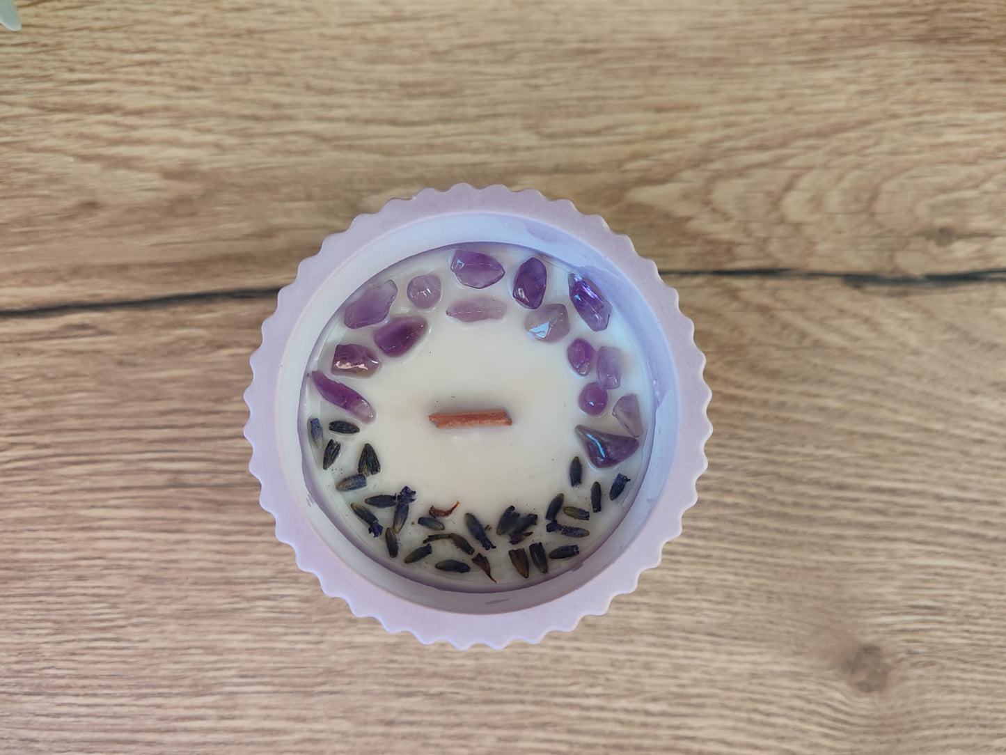 Vela Lavanda & Camamilla - Amatista