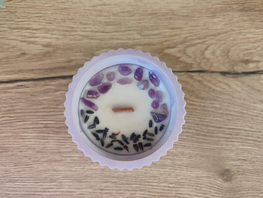 Vela Lavanda & Camamilla - Amatista