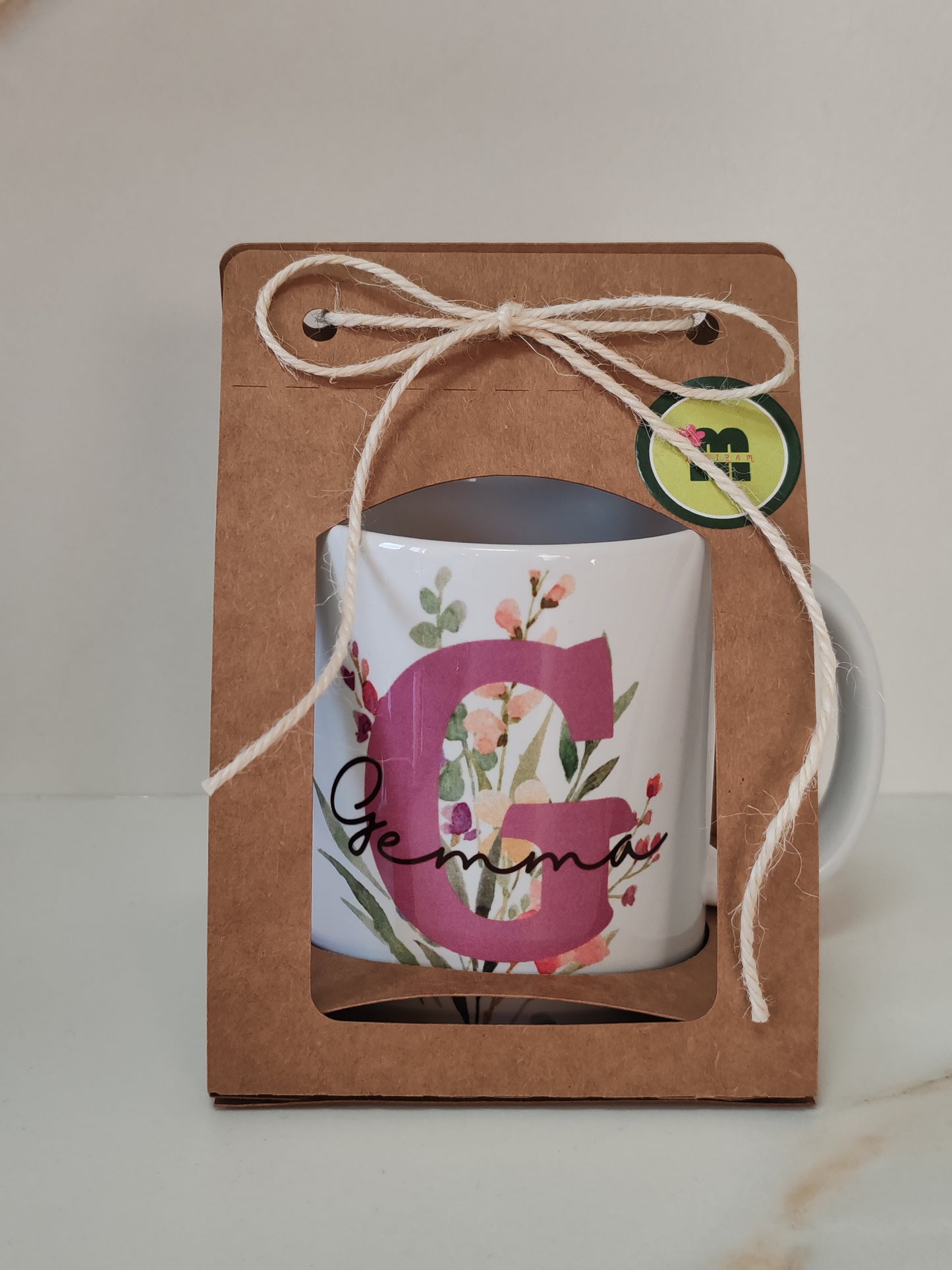 Taza subliminada inicial i nombre